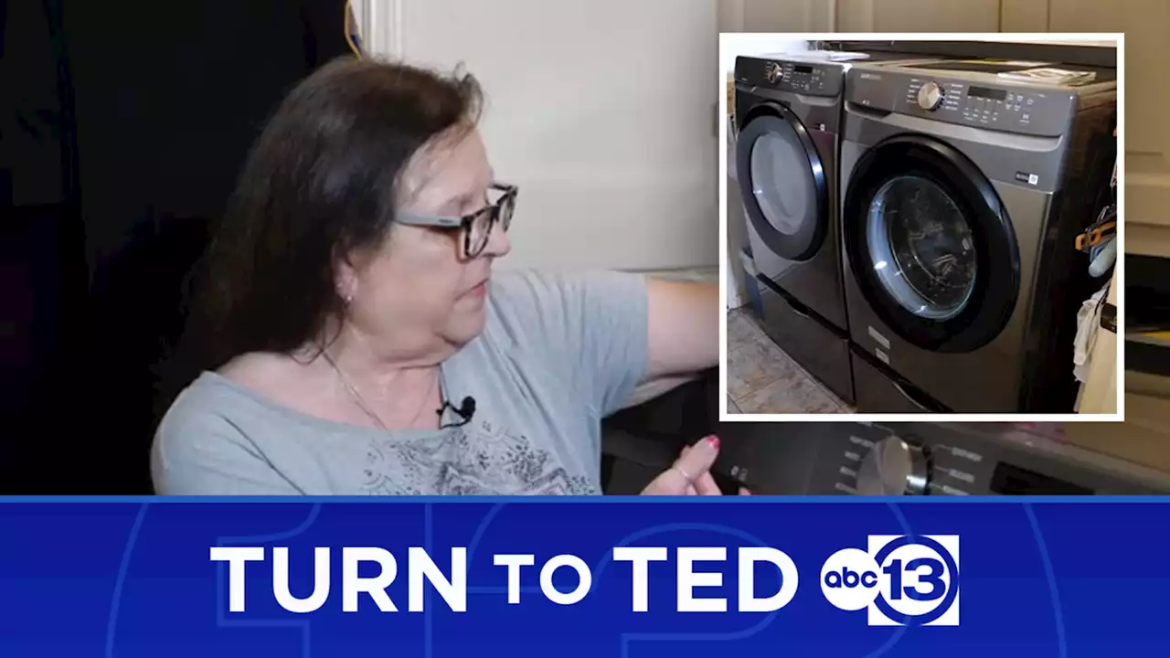 Houston woman Turns to Ted for help with new washer