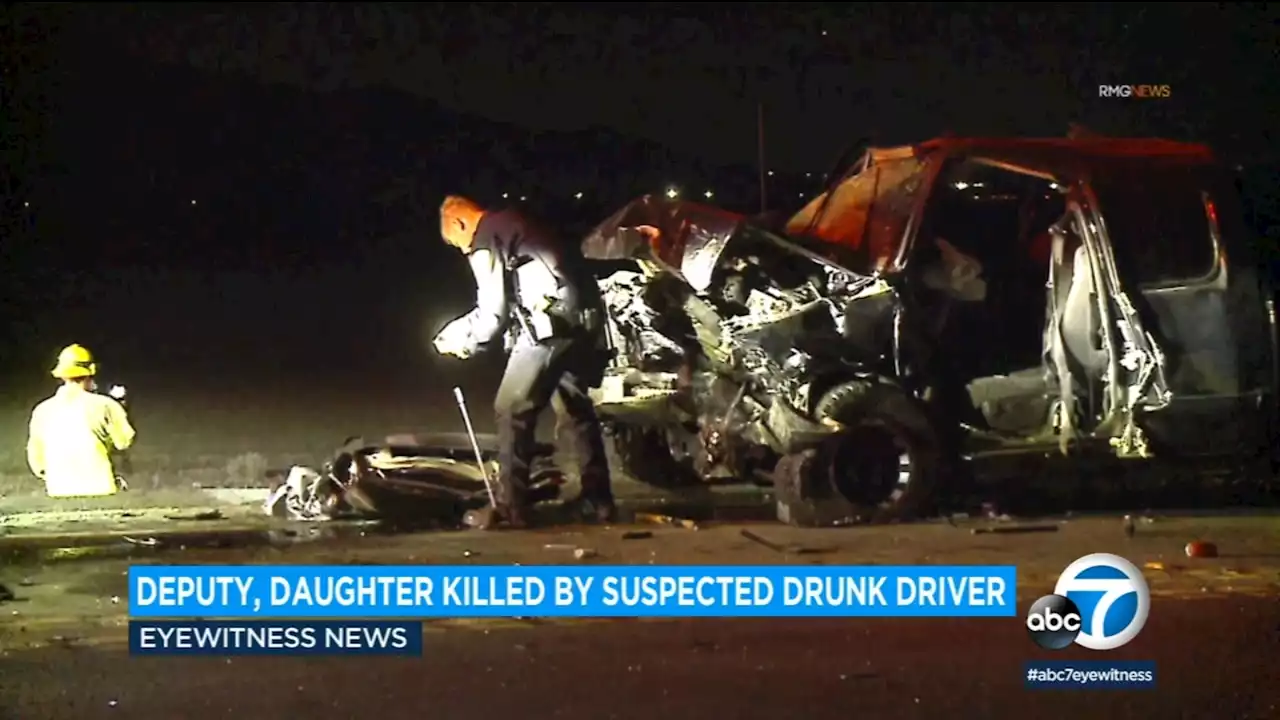 Correctional deputy, daughter killed in Moreno Valley crash allegedly caused by drunk driver