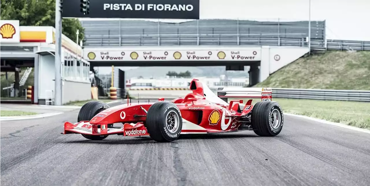 Michael Schumacher 2003 Race-Used F1 Ferrari Fetches Record Price at Auction