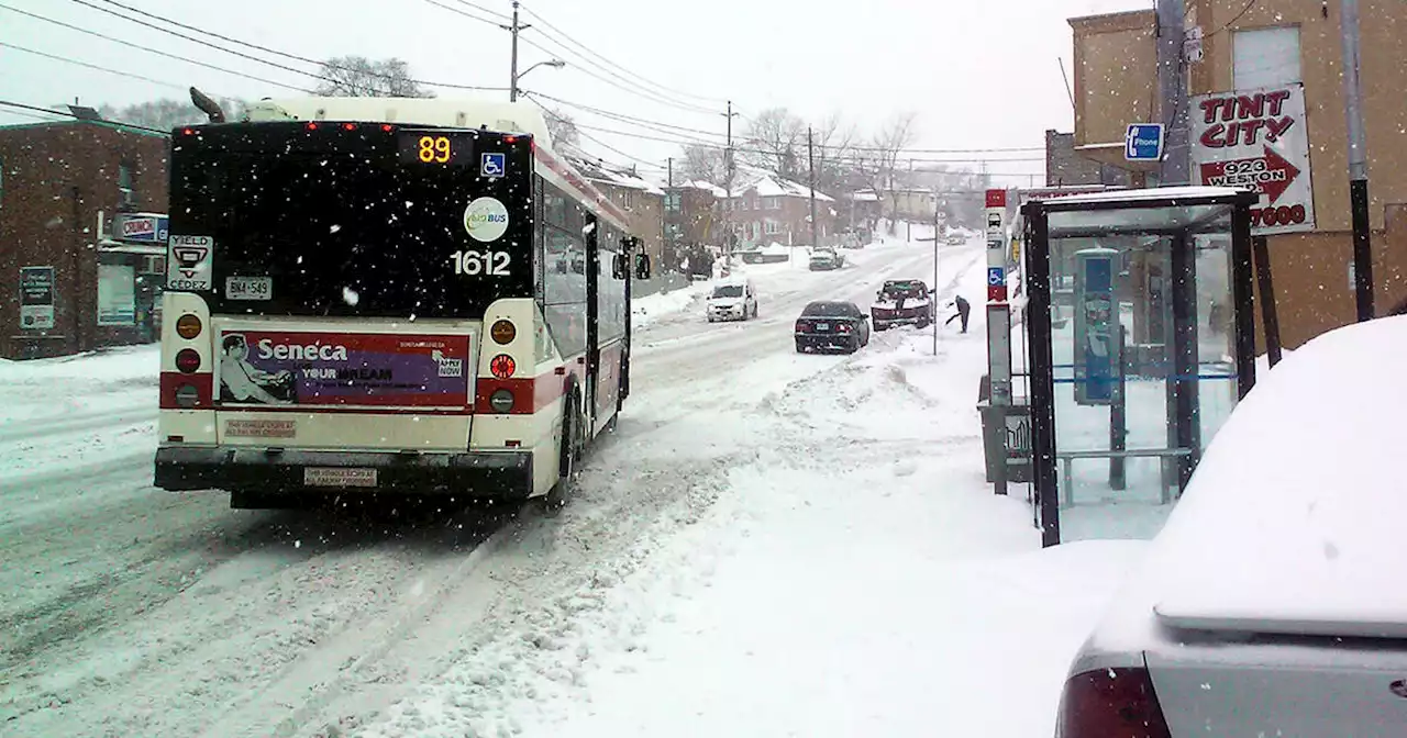 Toronto expected to get its first big dump of snow as temperatures plummet to -8 C