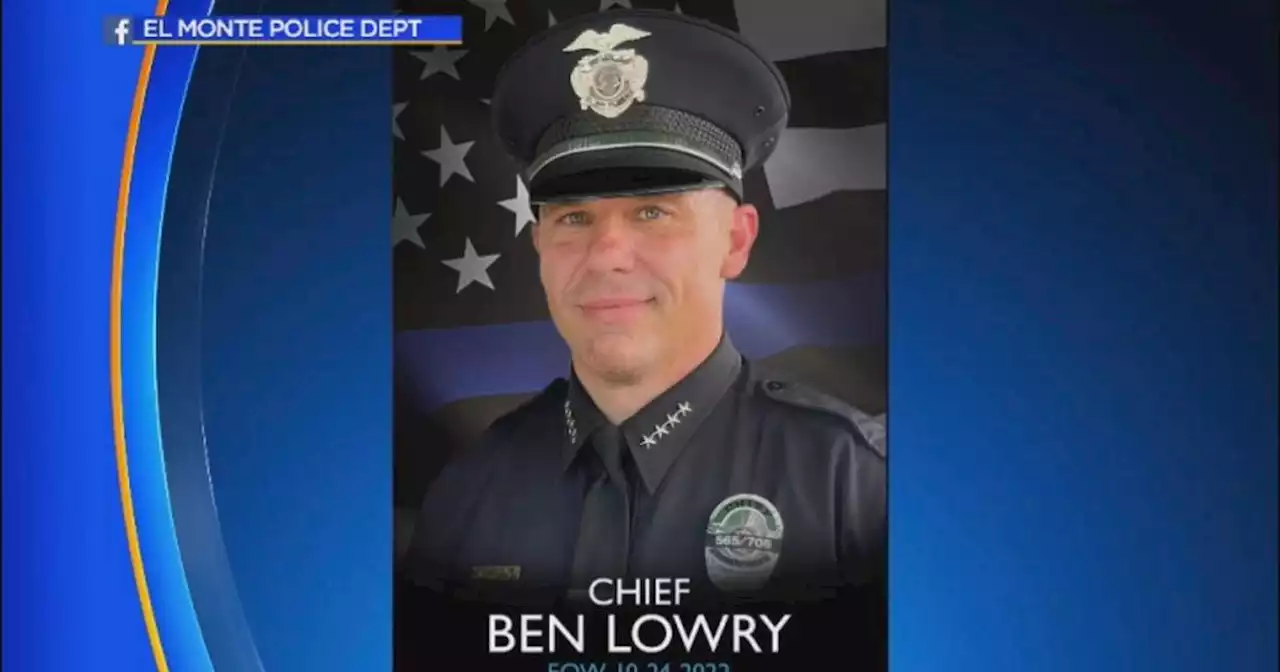 Memorial, procession held honoring El Monte Police Chief Ben Lowry