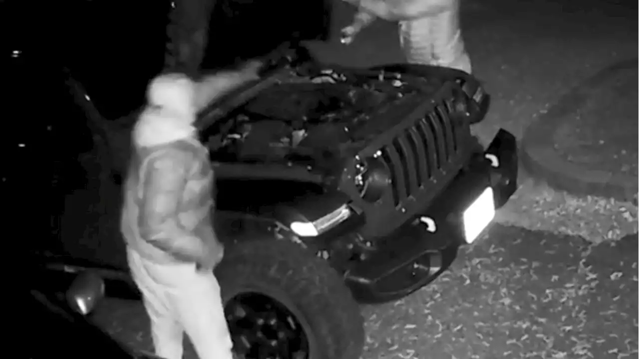 Caught on camera: Thieves try to steal a Jeep Gladiator in Orleans