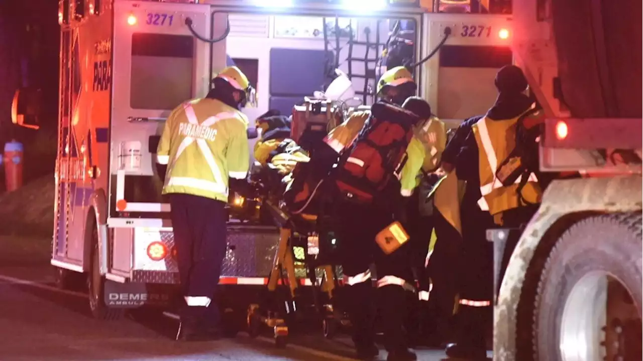 Fire crew rescues worker buried in trench at residential construction site in Oakville