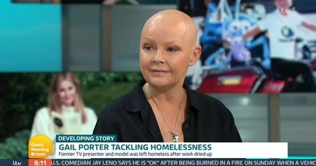 Gail Porter opens up about sleeping on park bench after TV work dried up