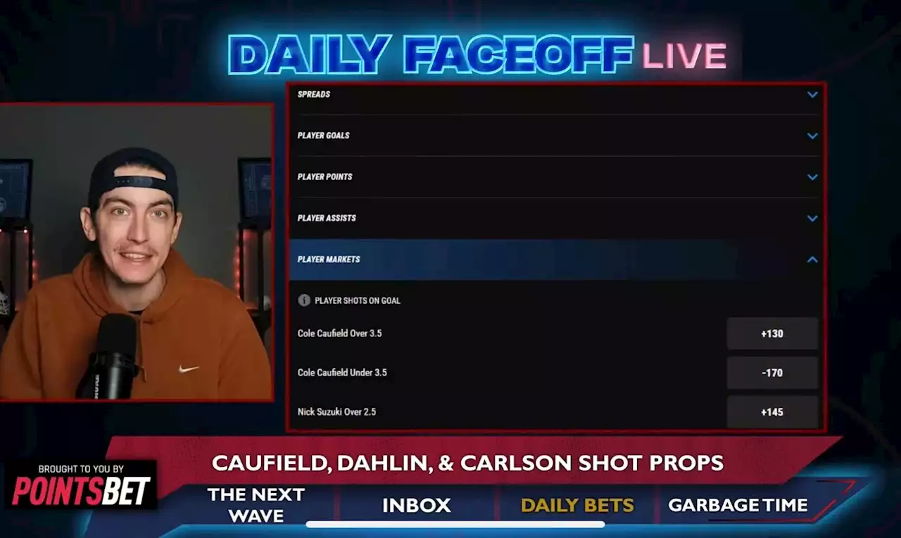 PointsBet Daily Picks: Caufield/Dahlin & Carlson shot props - Daily Faceoff