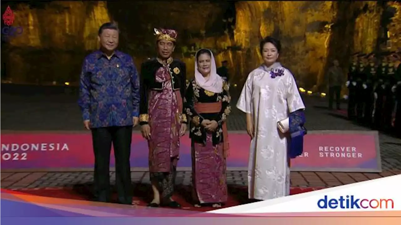 Para Pemimpin Dunia Kompak Berbatik di Welcoming Dinner KTT G20 Bali