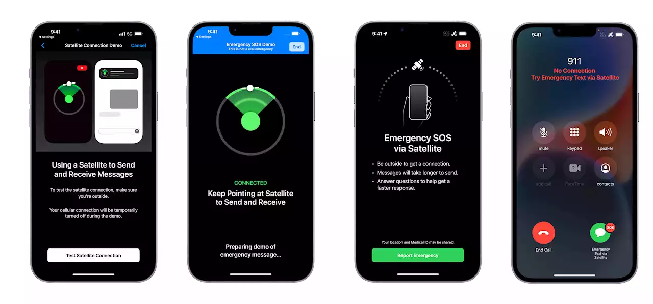 Apple lets you practice sending emergency SOS texts via satellite in new demo mode | Engadget