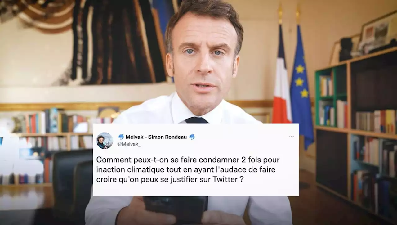 Emmanuel Macron était-il visé par les deux condamnations de la France pour inaction climatique ?