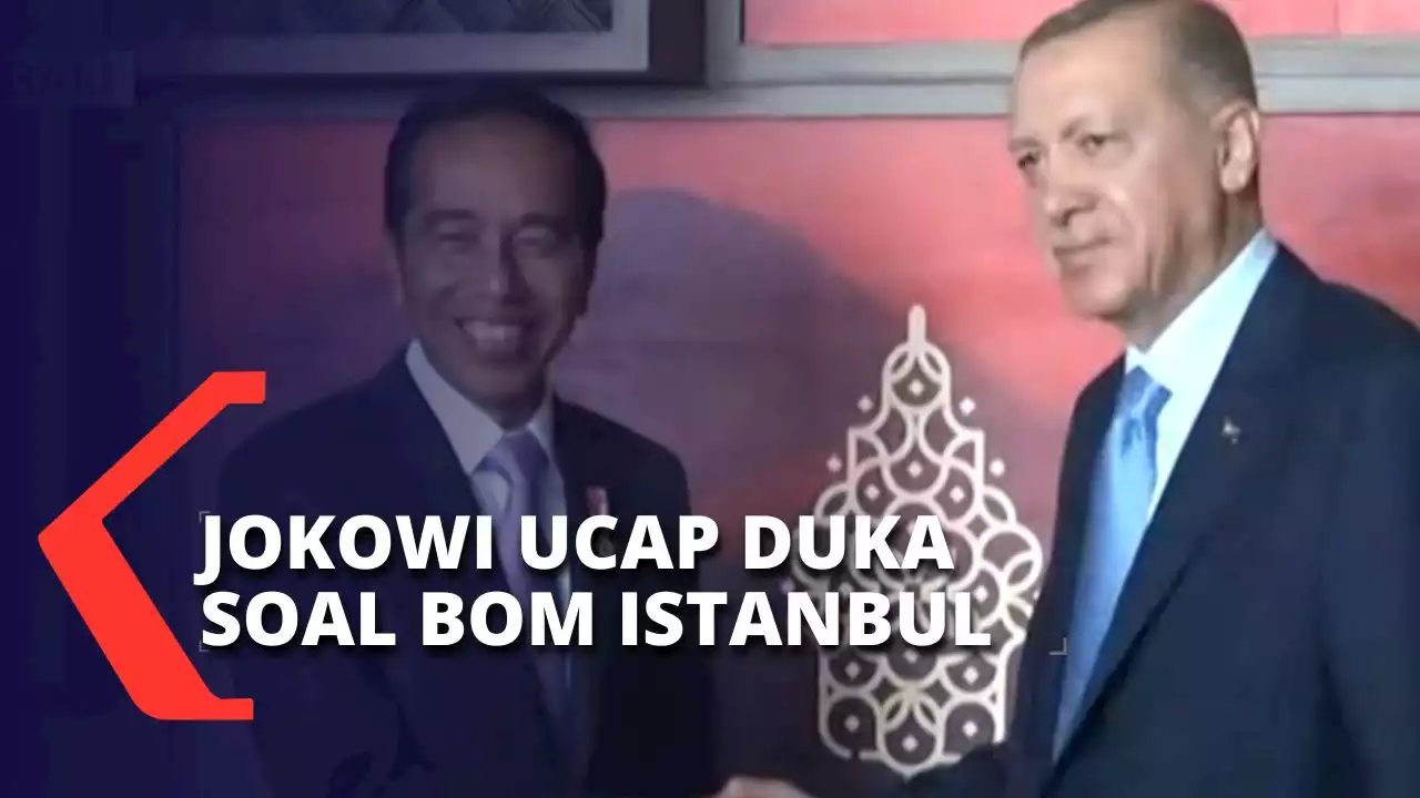 Bertemu di G20 Bali, Presiden Jokowi Ucapkan Duka pada Presiden Turki soal Ledakan Bom Istanbul.