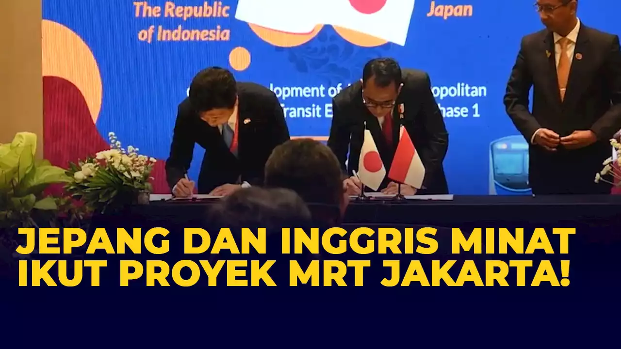 Jepang dan Inggris Minat Ikut Lanjutan Proyek Pembangunan MRT Jakarta