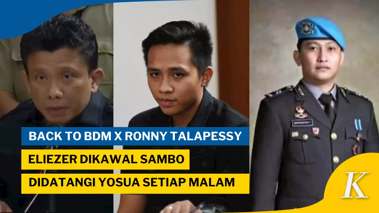 Ronny: Eliezer Menghadap Kapolri, di Depan Pintu Ada Ferdy Sambo! Didatangi Yosua Setiap Malam!