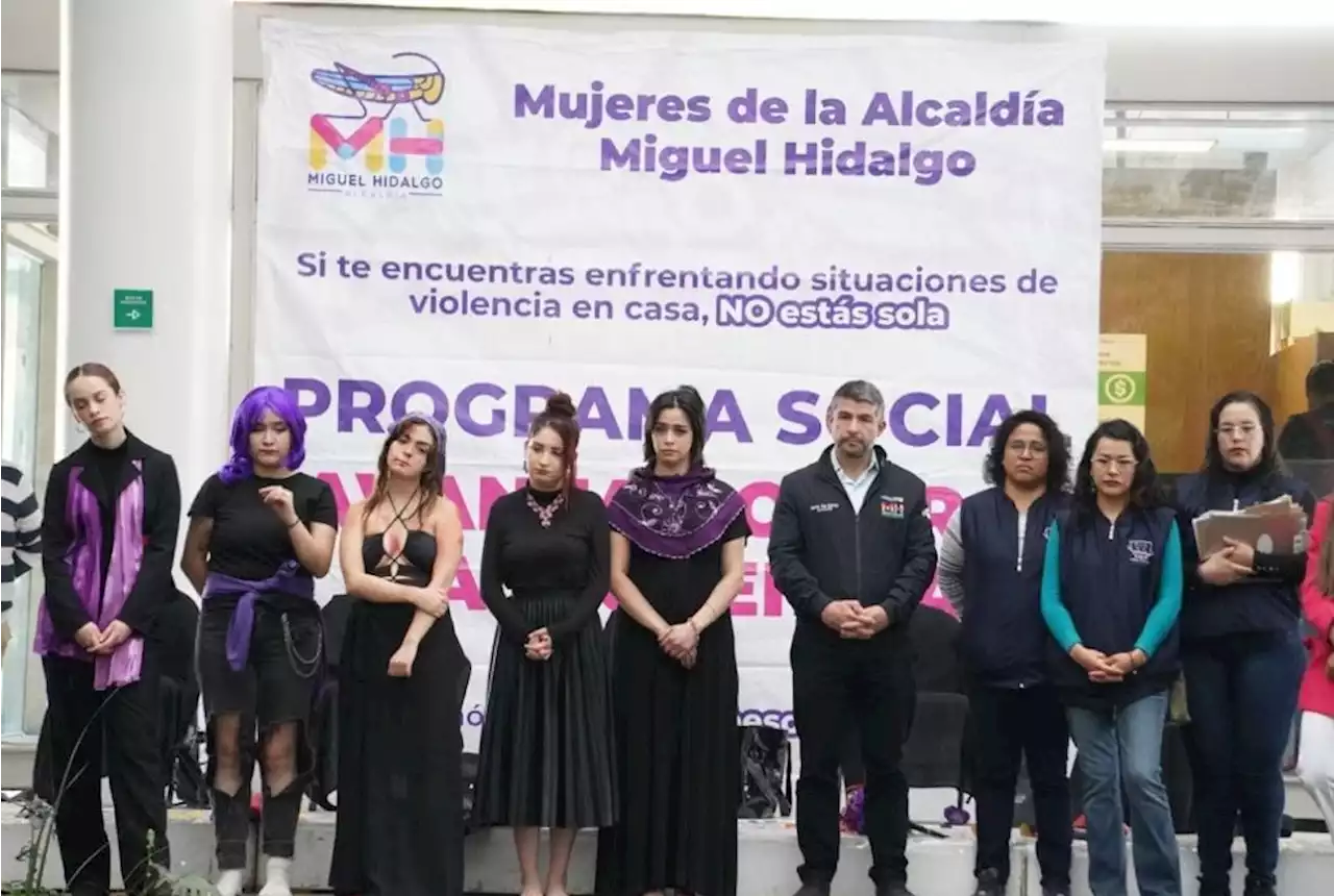 Dan apoyos a mujeres víctimas de violencia en Miguel Hidalgo