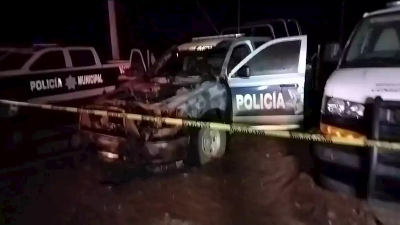 Incendian 6 patrullas en San Quintín, Baja California