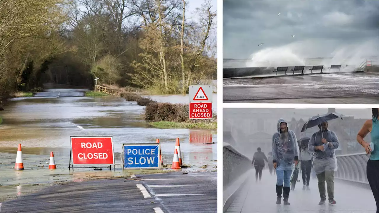 Storm battered Britain: blackouts sweep the country as deluge sees roads submerged and trains cancelled