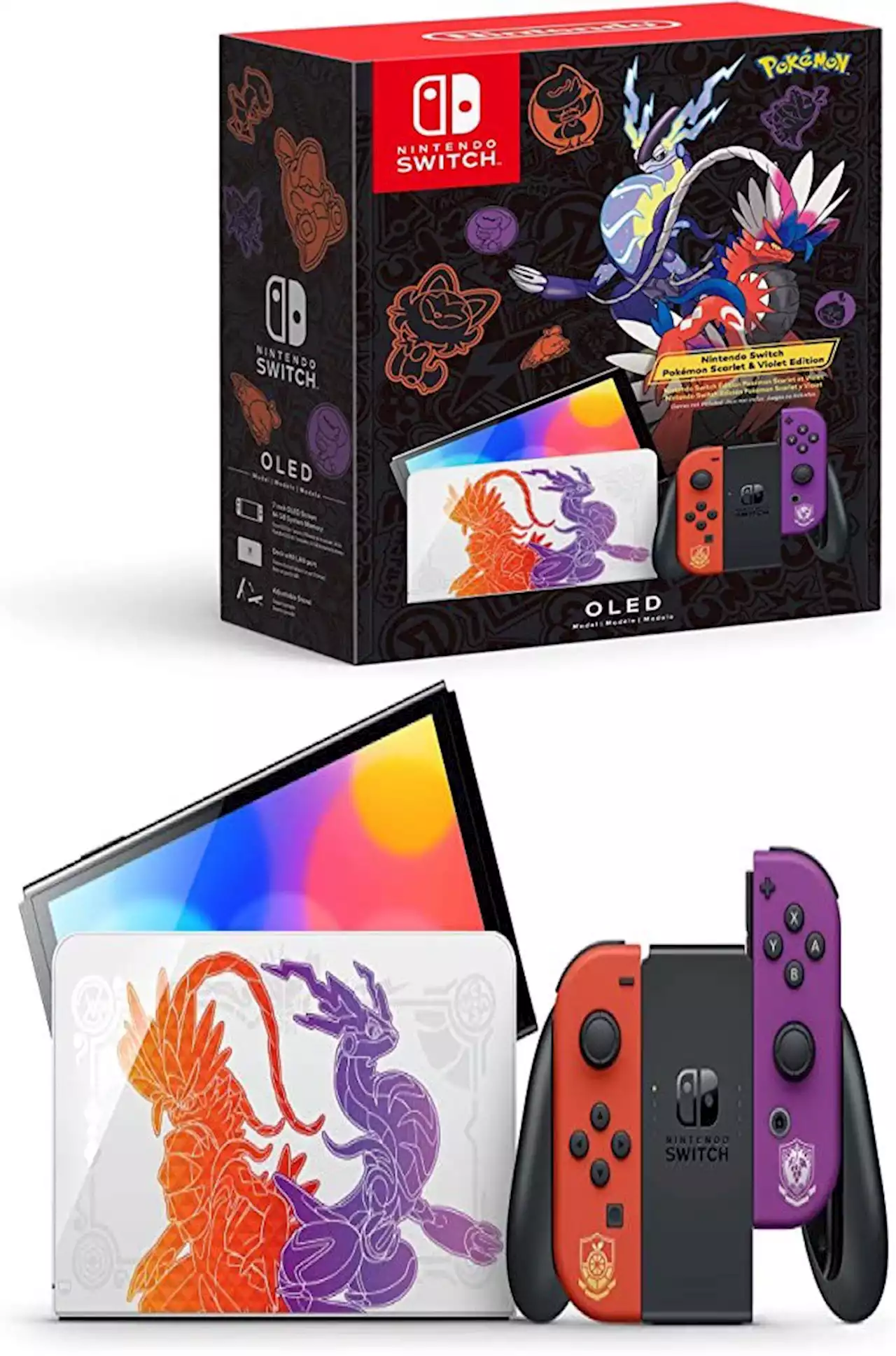 Nintendo Switch™ – OLED Model: Pokémon™ Scarlet & Violet Edition : Amazon.com.mx: Videojuegos