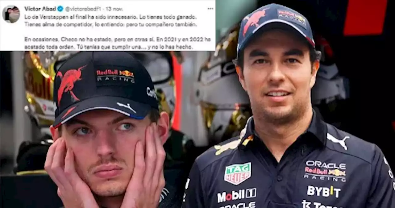 'Checo siempre le ayudó, Verstappen no'; prensa mundial apoya a Pérez