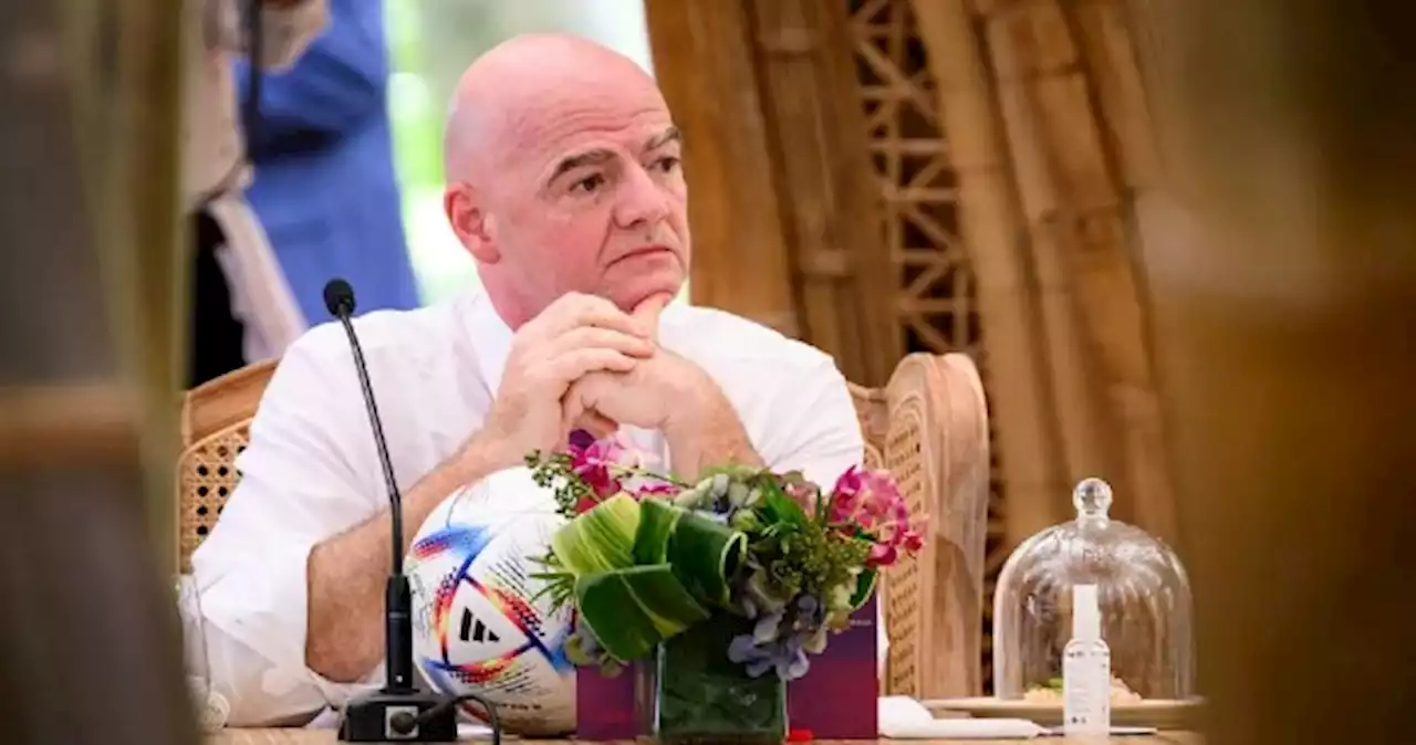 Infantino pide alto al fuego entre Ucrania y Rusia durante Mundial