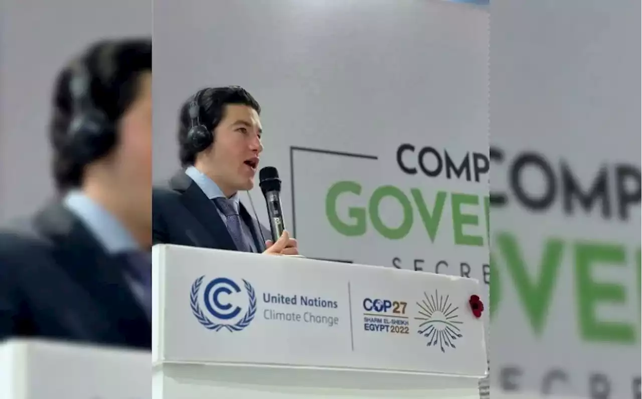 Samuel García anuncia acciones climáticas, tras viaje a Egipto