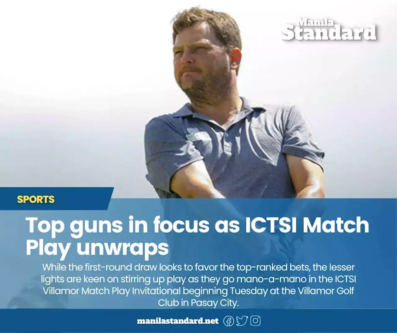 Top guns in focus as ICTSI Match Play unwraps