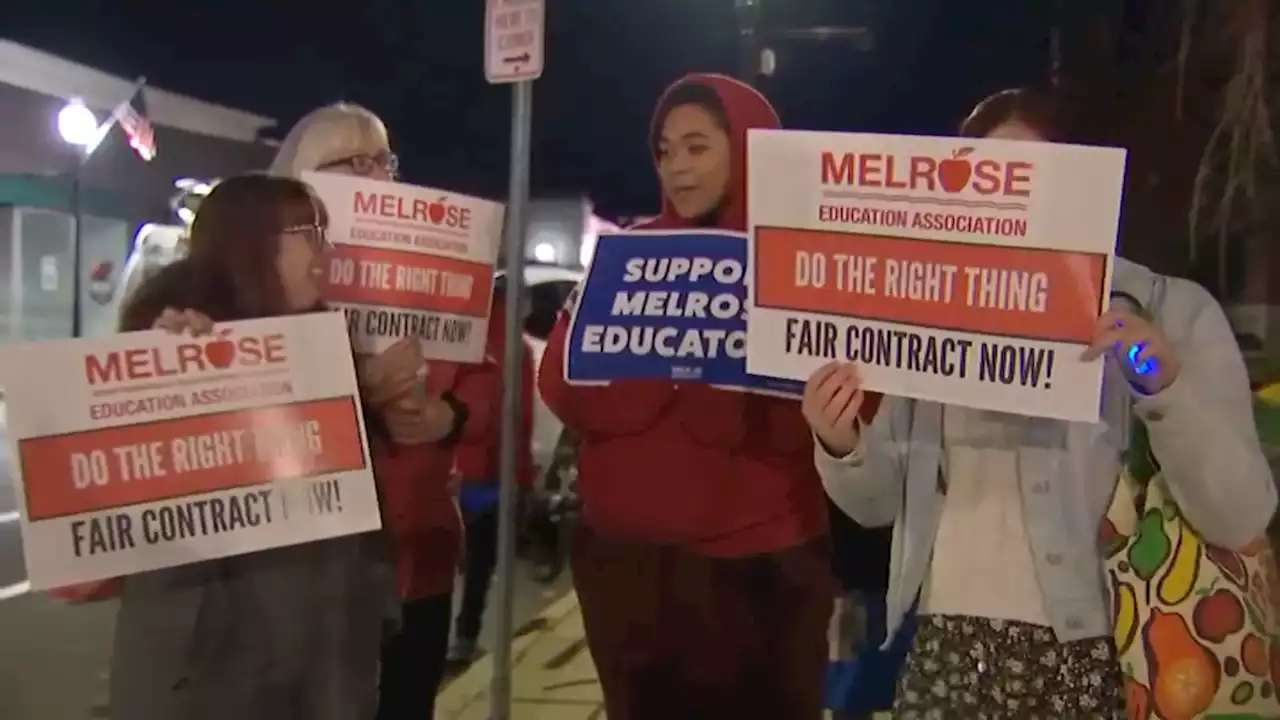 School Committee Meeting in Melrose Amid Teachers' Push for New Contract