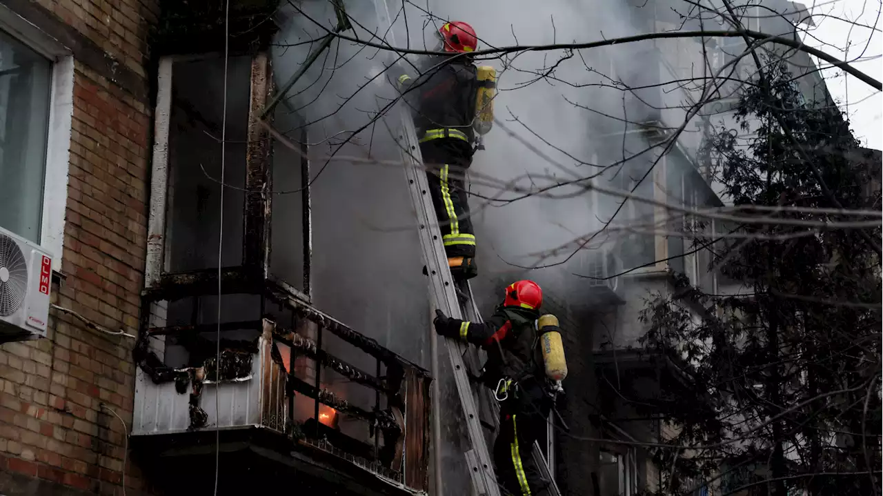 Russian missile strikes blast cities across Ukraine, knocking out power