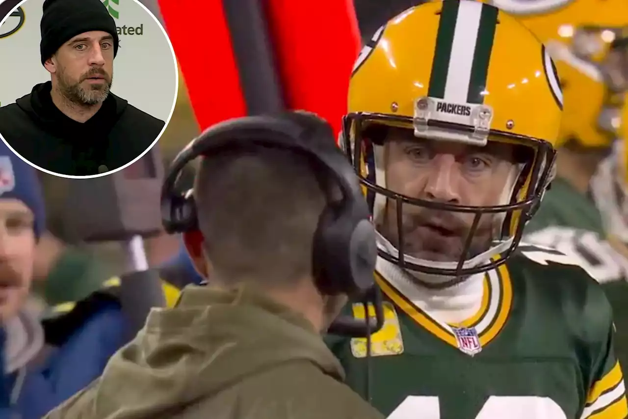 Aaron Rodgers details what prompted sideline eruption in Packers’ win