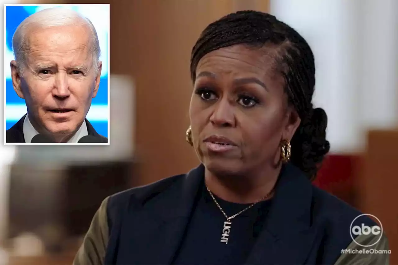 Michelle Obama won’t say if she backs Biden in 2024