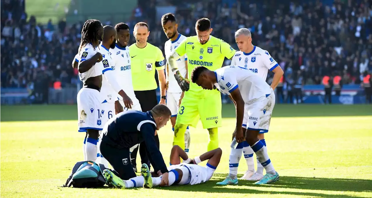 Auxerre : blessure sérieuse confirmée pour Jeanvier, touché face au PSG