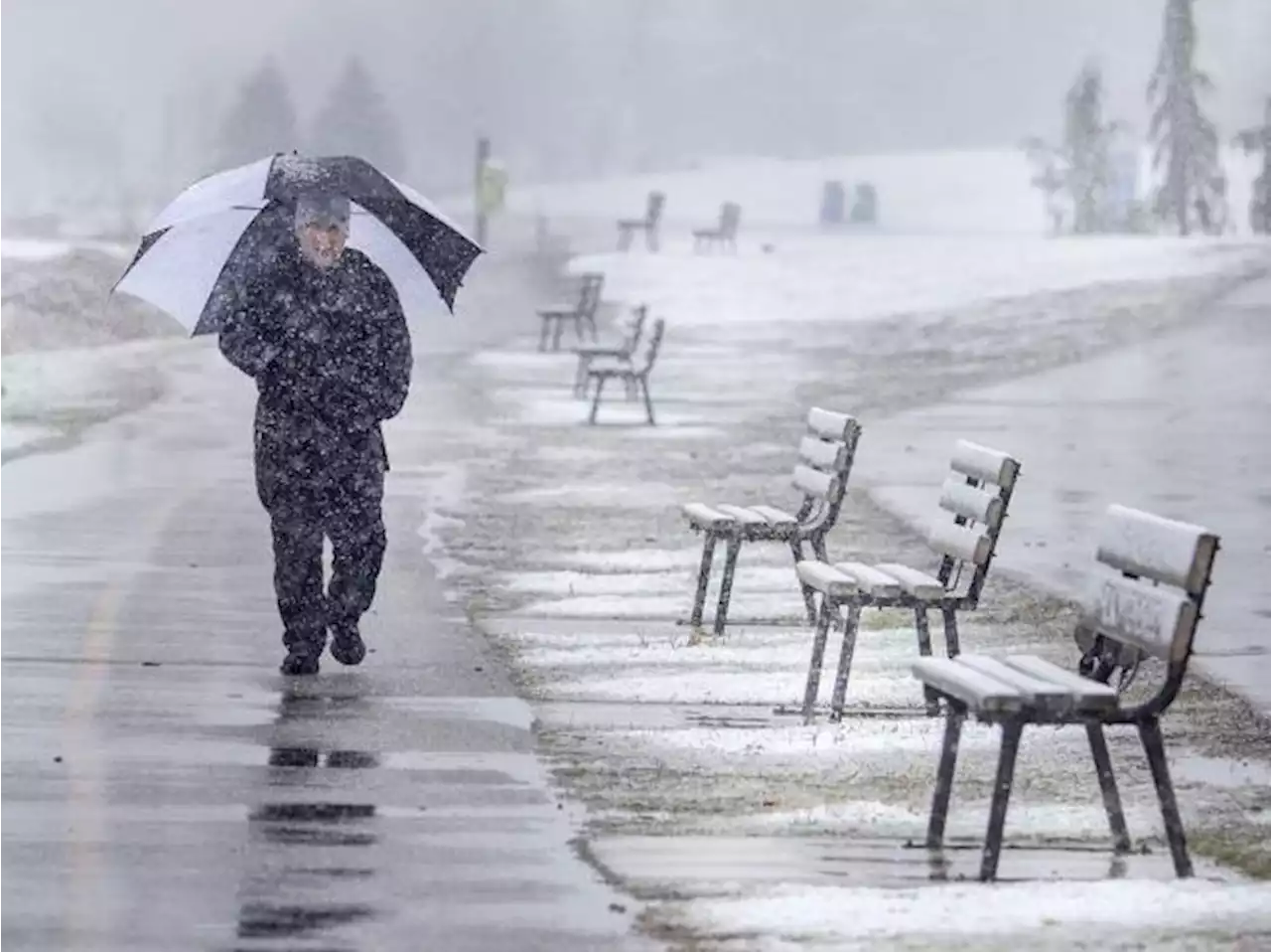 Wintry Wednesday with up to 10 cm of snow in the forecast