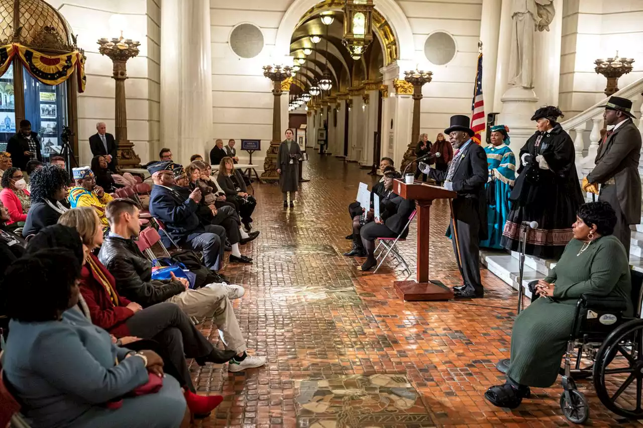 Harrisburg leaders pay tribute to the African-American soldiers who fought and died in the Civil War