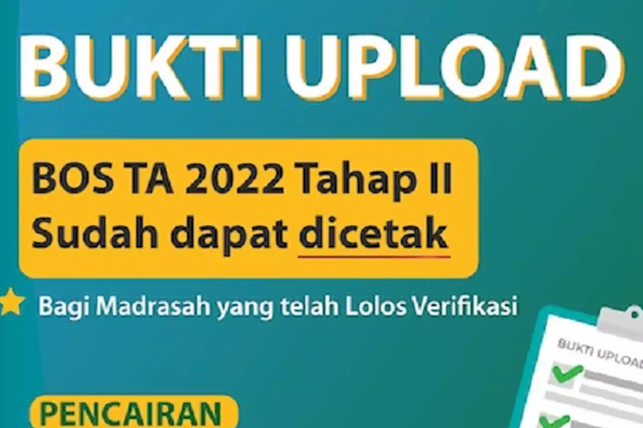 BOS Kemenag Tahap II Sudah Cair, Berikut Alur Pencairan yang Perlu Anda Ketahui - Pikiran Rakyat Depok