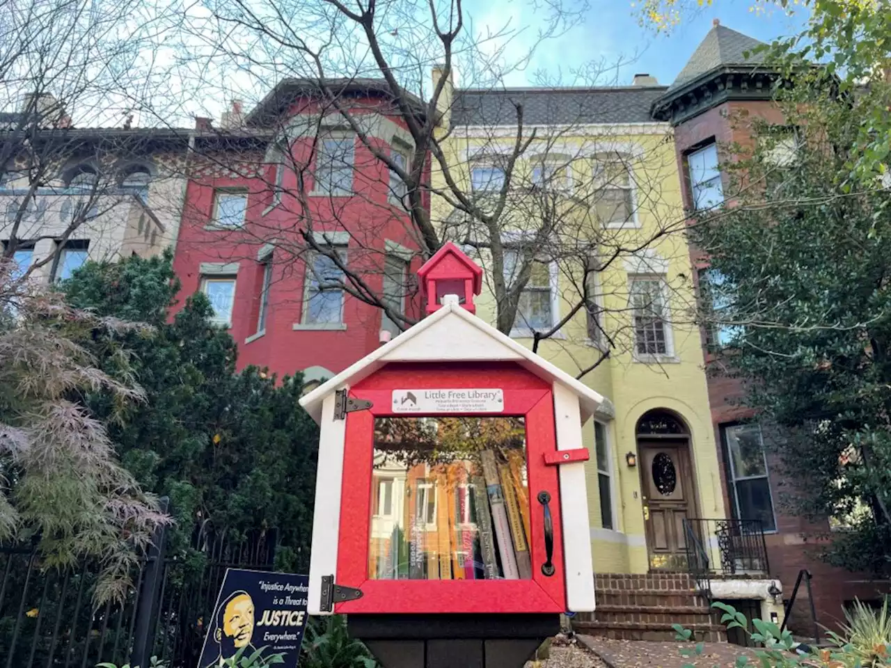 Nice New Little Free Library – Old Time School House edition - PoPville