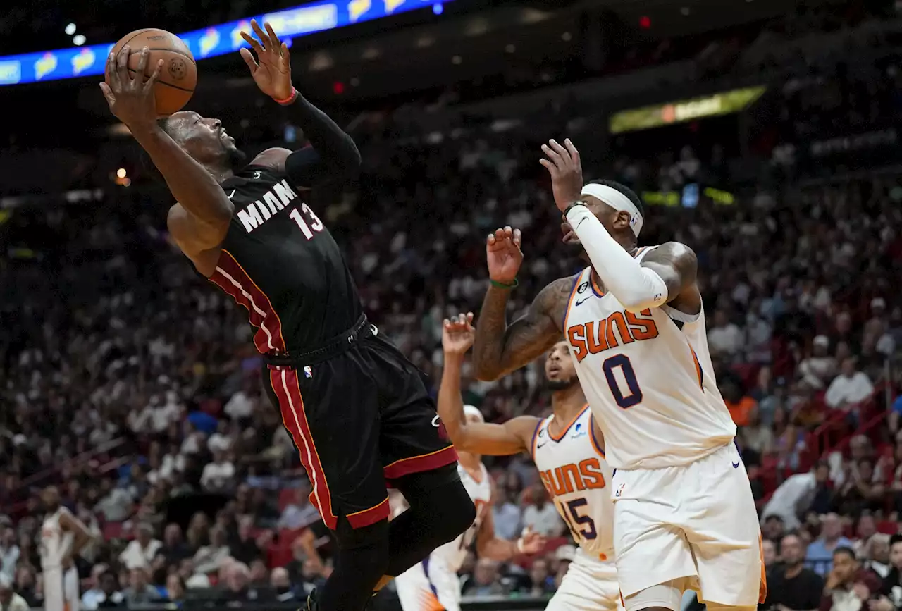 Adebayo, Heat squeak past fellow contender Suns