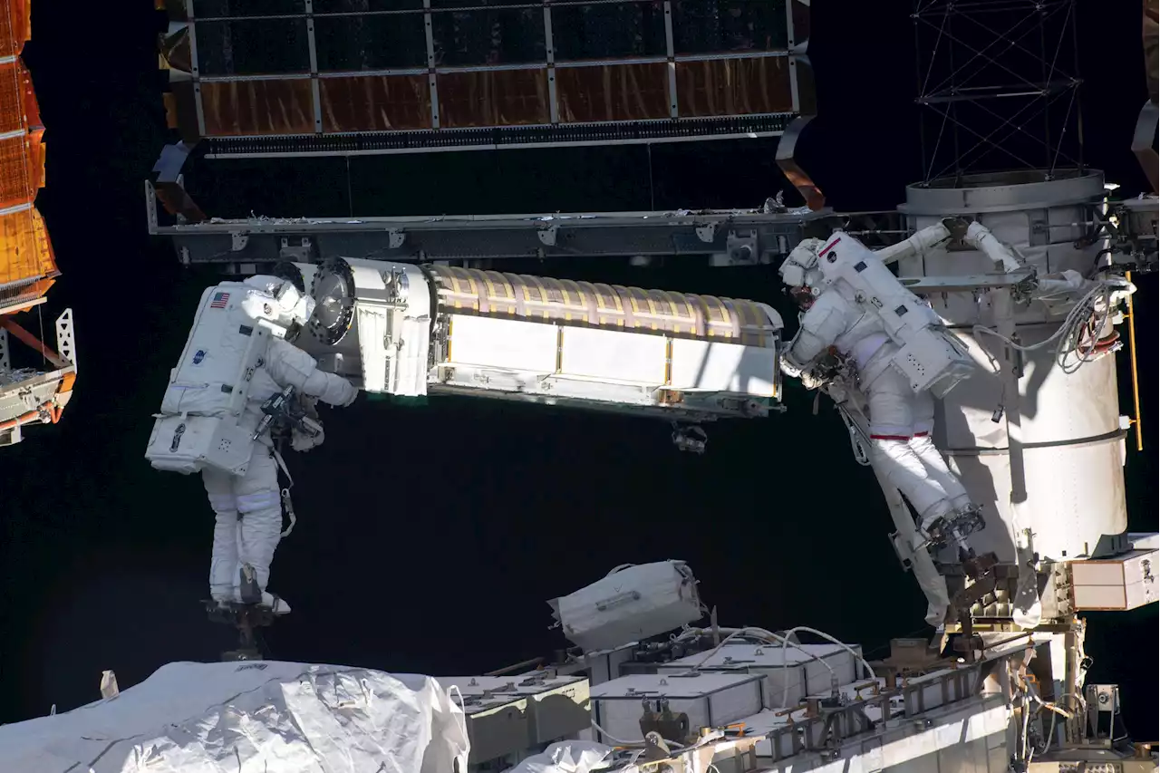 NASA Astronauts Begin Spacewalk for Solar Array Work on Space Station