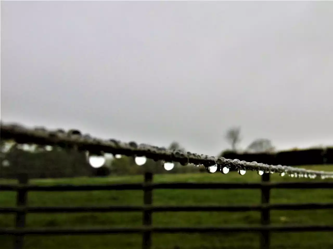 When is the heavy rain currently hitting the region set to end?