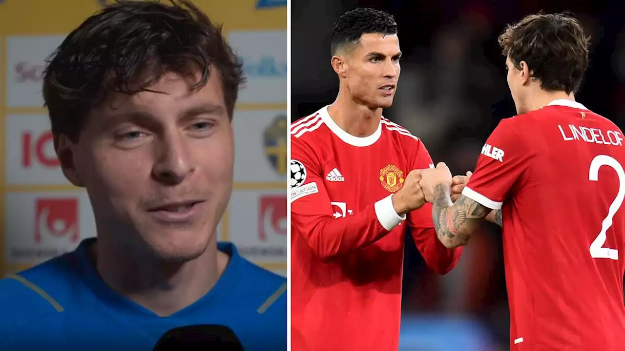 Fotboll: Här vägrar Nilsson Lindelöf svara på Ronaldo-frågor