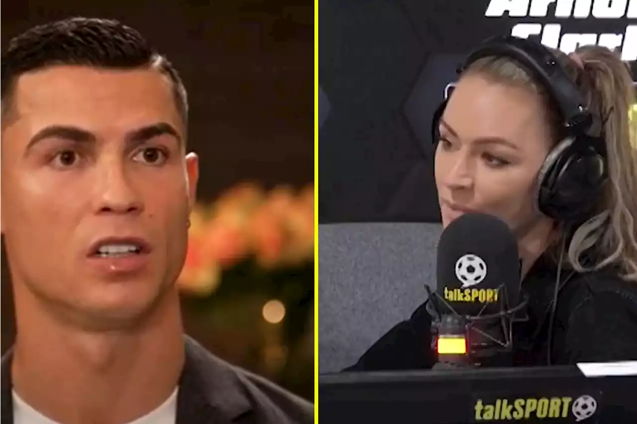 'You can't act like that' - Laura Woods stands up for Gary Neville after Cristiano Ronaldo comments