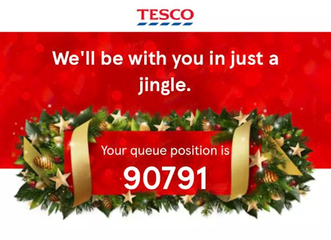 Tesco shoppers furious over online queuing farce for Christmas delivery slots