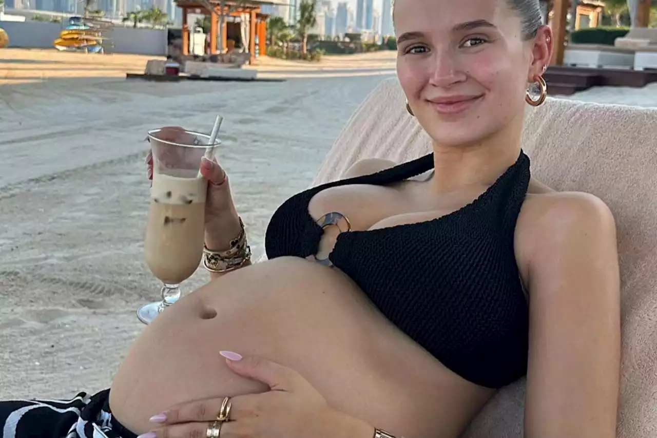 Molly-Mae shows bare baby bump and reveals how many months pregnant she is