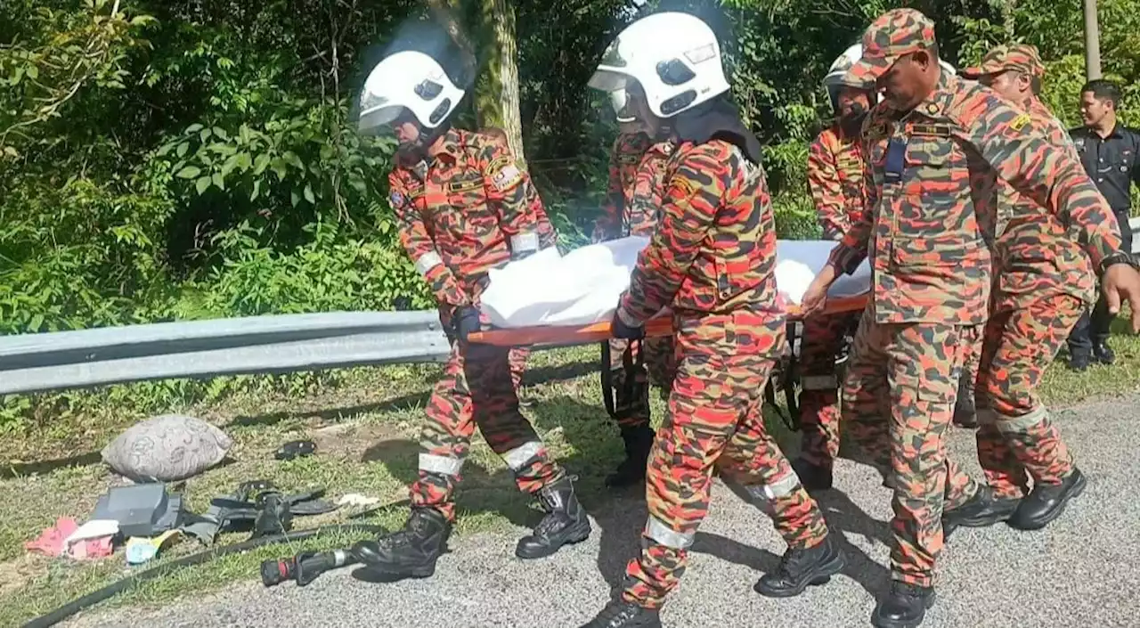 Wanita maut kemalangan tiga kenderaan