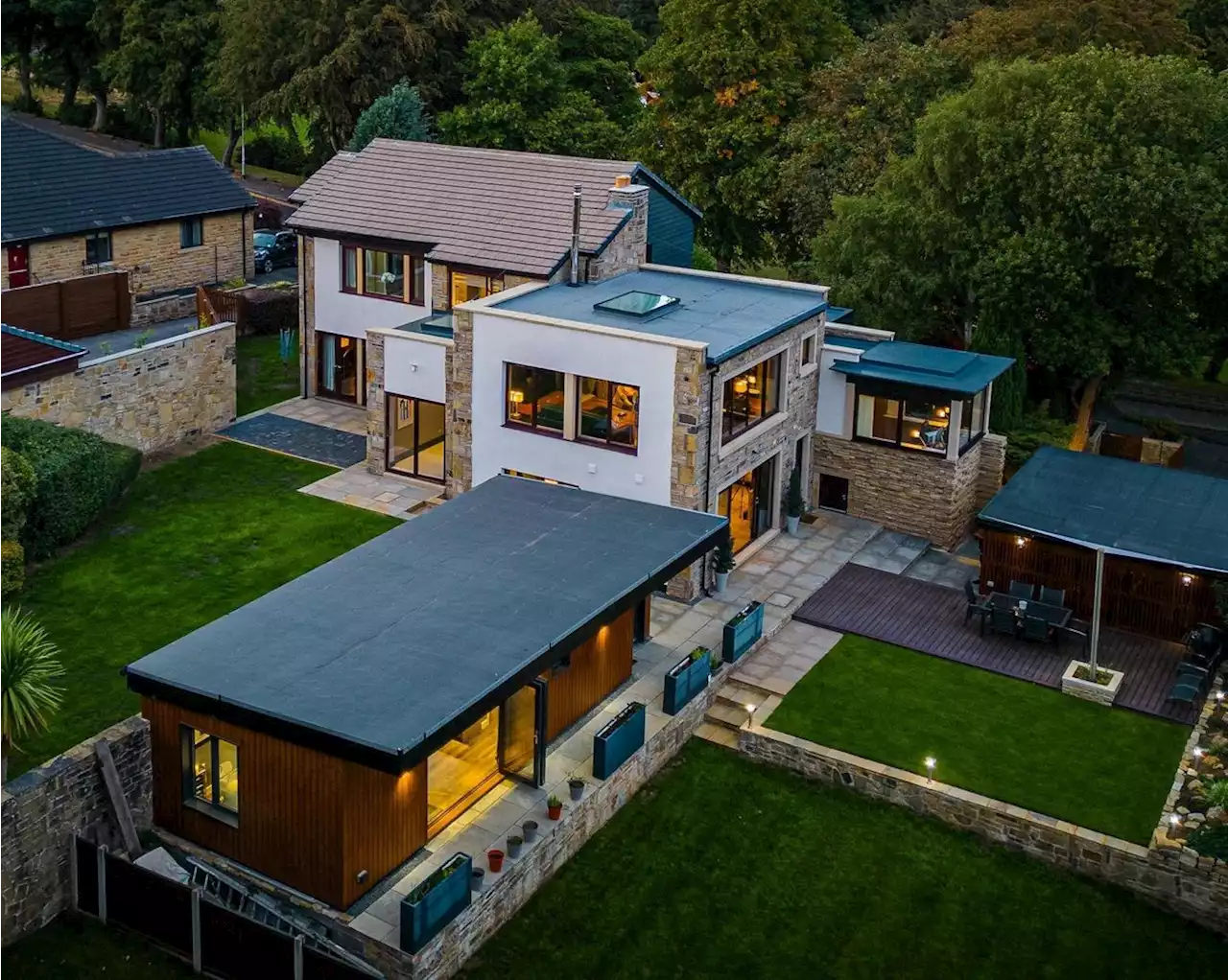 Fabulous home for sale in Huddersfield inspired by architect Frank Lloyd Wright