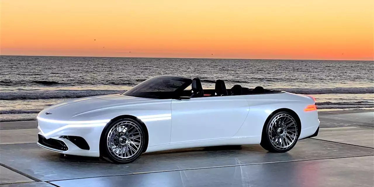 Genesis X Convertible Concept Wows the Crowds with Sleek, Minimalist Design