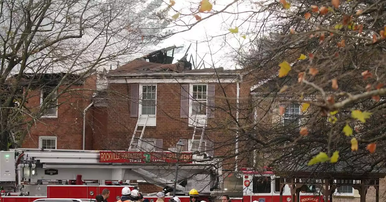 Maryland apartment explosion and fire injures at least 12, official says