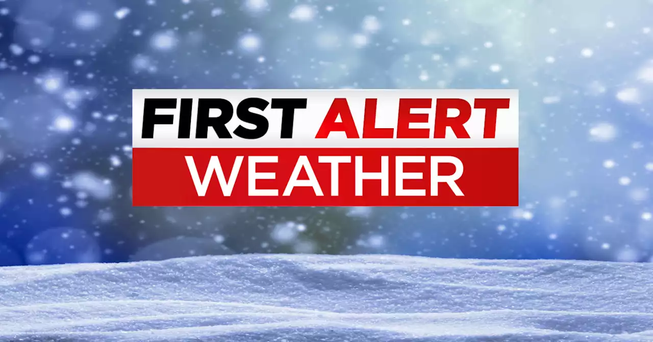 First Alert Weather: Red Alert for rain and season's first snowfall Tuesday night