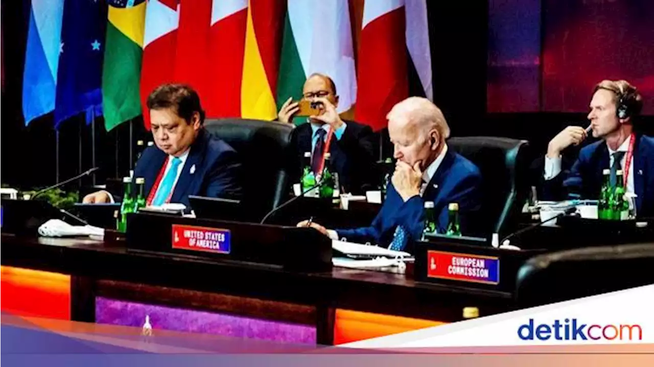 Potret Joe Biden Pimpin Pertemuan PGII G20 Bareng Menko Airlangga