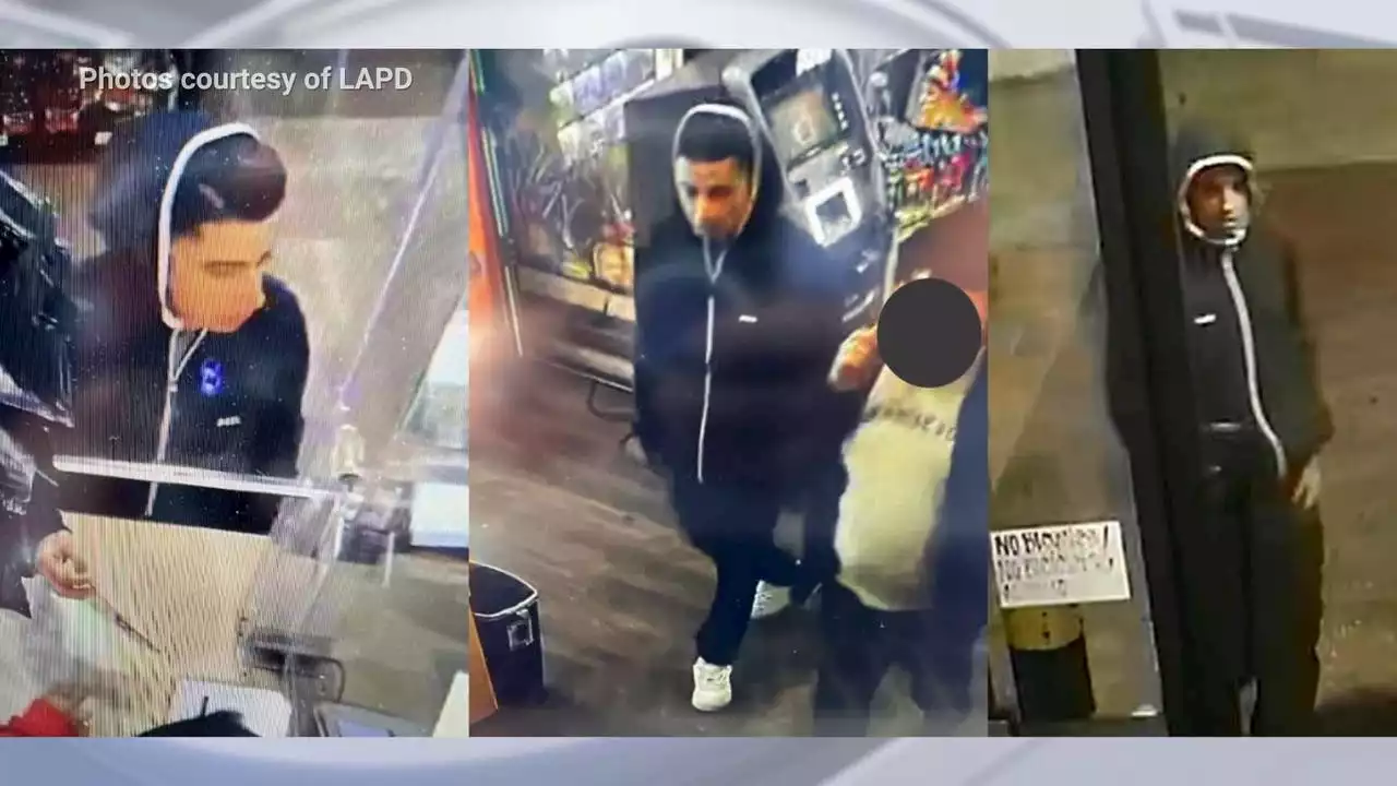 LAPD release surveillance images of South LA murder suspect