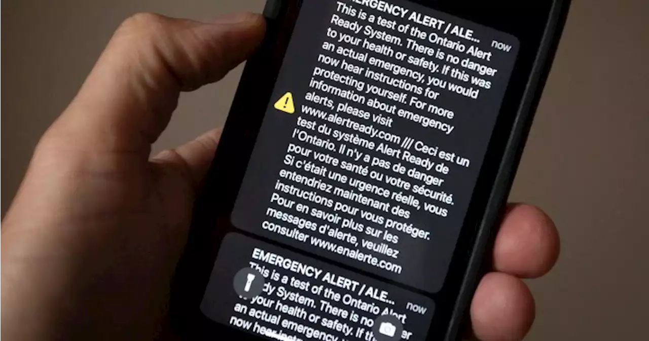 Test emergency notification to be broadcast on phones, radio and TV Wednesday | Globalnews.ca