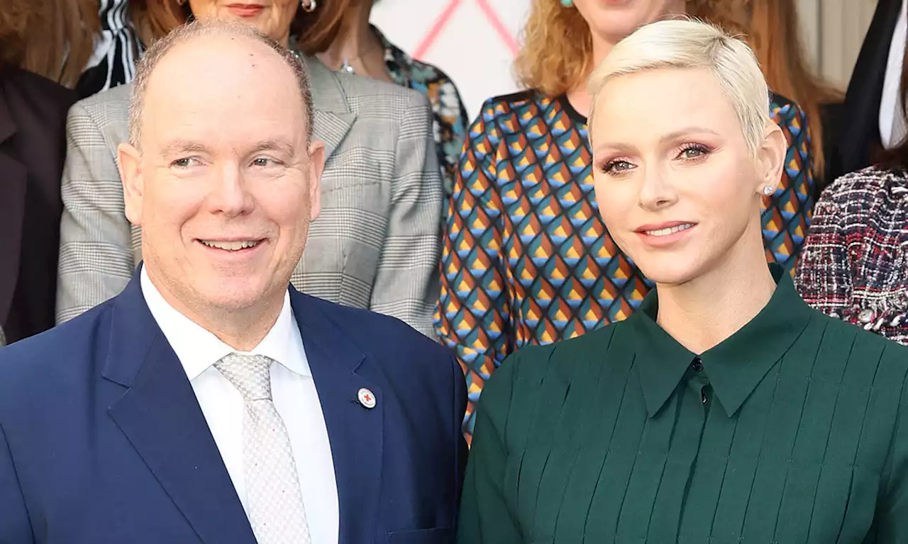 Princess Charlene stuns in green pleated dress as she joins Prince Albert for this important reason