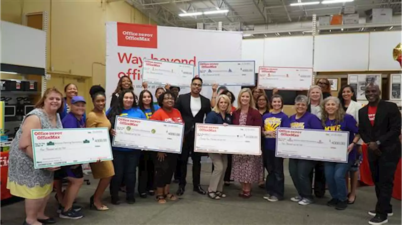 OfficeMax donates $24,000 to Fort Bend ISD for supplies