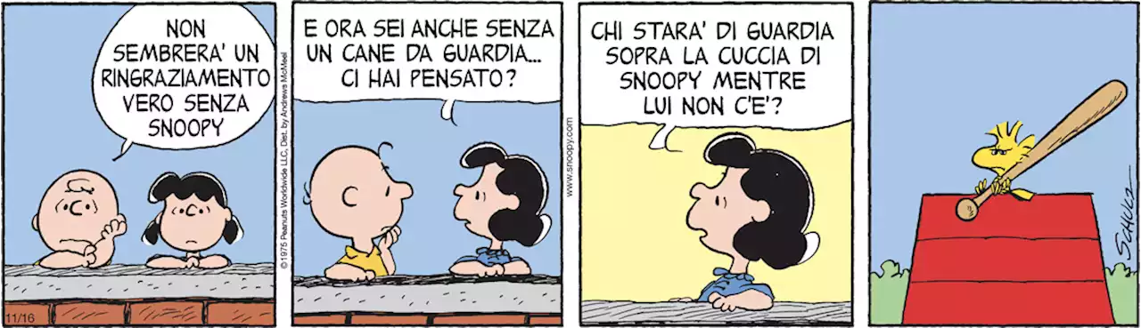 Peanuts 2022 novembre 16 - Il Post